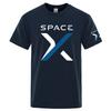 2026 Spacex Space X Logo Stampa Estate Unisex Nuova Maglietta a Maniche Corte Regolare Semplice Rinfrescante Asciugatura Rapida Top