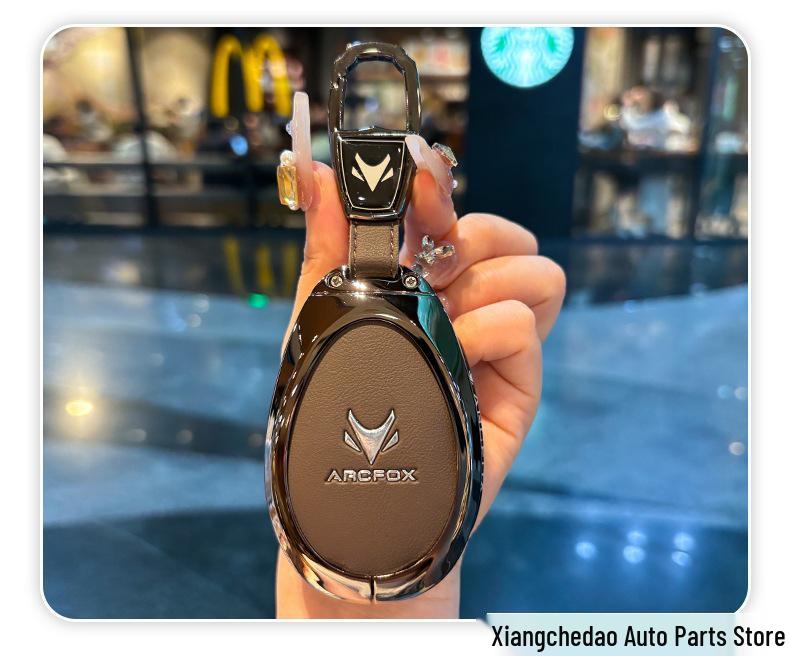 Jihu Alpha T5 Remote Koala Key Case: Luxury Leather Bag with Dedicated Buckle for S/T Models