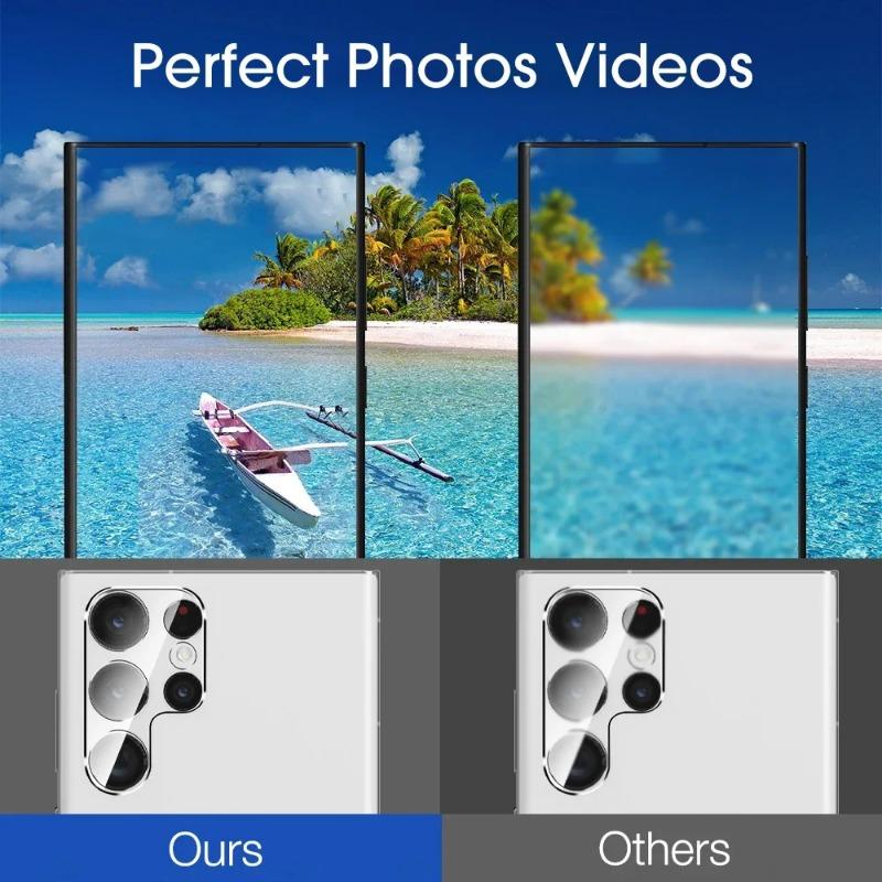 6-in-1 Glass For Samsung Galaxy S24 Ultra HD Anti-Scratch Tempered Glass Screen Protector Camera Lens S24 Plus Phone Front Film