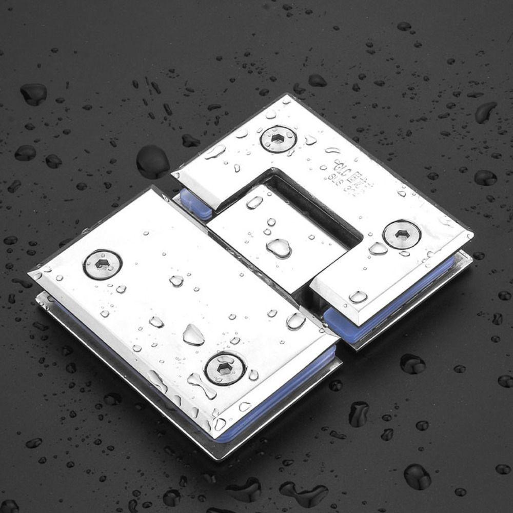 90°/135°/180° Glass Door Bracket Clip Silver/black/golden Door Hardware  Glass Door