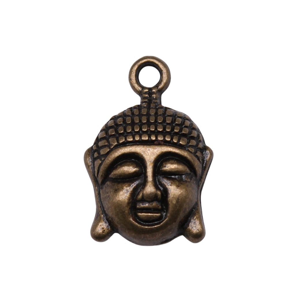 Buddha Statues Charms Multi Color Alloy Pendants For Spiritual Zen Jewelry Making
