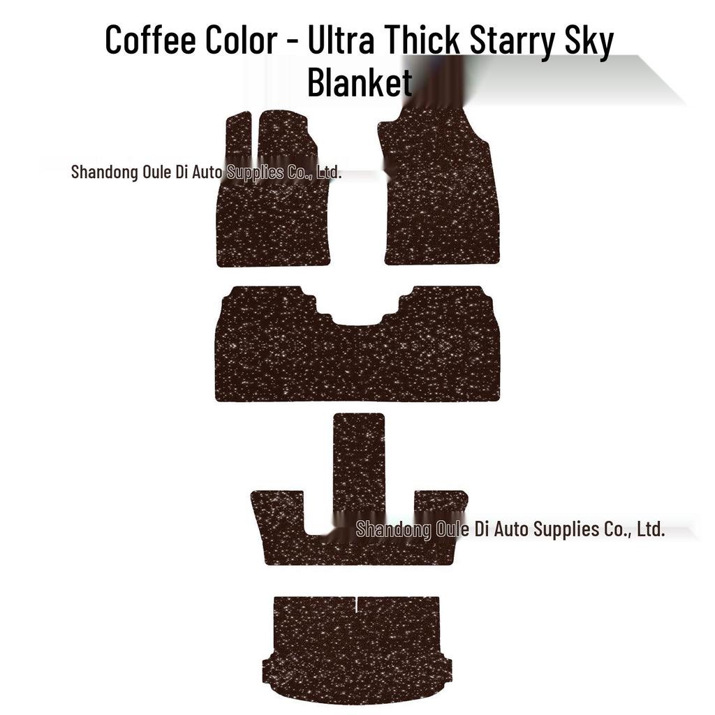 Hongqi HS9 Floor Mats - Starry Sky Interior Protection Blanket
