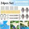 5x5x5/3x3x3M/2x2x2M Waterproof Triangle Sun Shade Sail Canopy For Outdoor Garden Patio Backyard Camping Tents Pool Shade Cloth