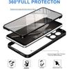 Full Case - E.F.CONNECTION - for Xiaomi 15T Pro - Hybrid Shockproof Transparent Rigid Black Border
