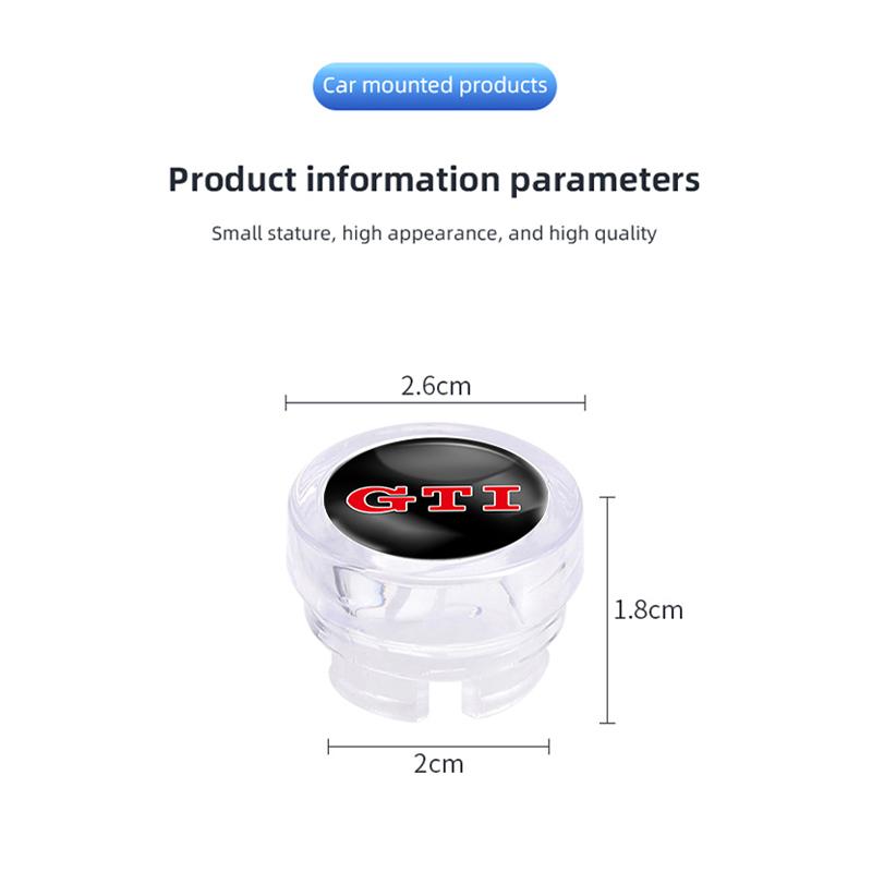 OPQ1 2026 Hot VOLKSWAGEN Car Cigarette Lighter Cover Dustproof Cap Ornament For VW Passat B6 Golf Amarok Phaeton Teramont ID3 Tiguan