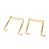 2PCS 4 4 Violin Chinrest Screws Chin Rest Metal Clamp Fittings Stringed Instrument Parts