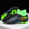 Summer high top soccer cleats teen adult competition training long spikes and broken spikes soccer cleats