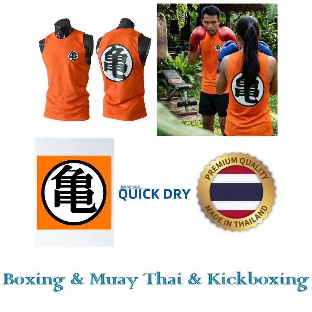 Goku Saiyan Top Tank Mouwloos Kickboksen Muay Thai MMA Mixed Martial Art Sport 3D Print Vintage Training UV Bescherming Sneldrogend Unisex Ronde Hals