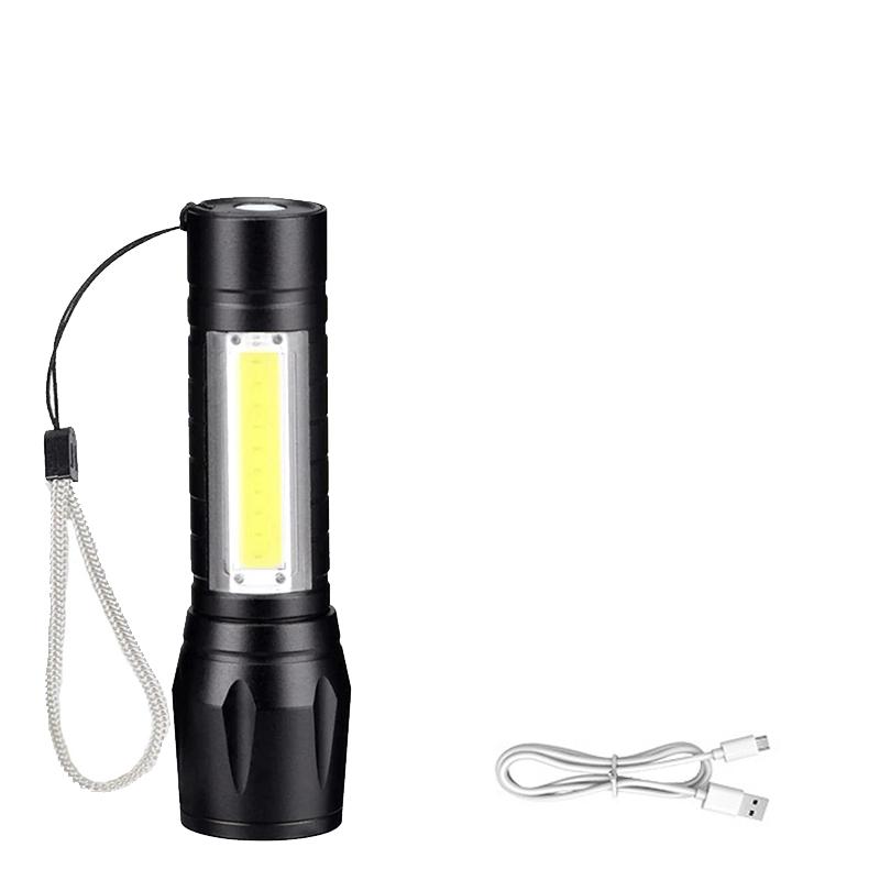 Super Bright P50 Flashlight USB Rechargeable LED Long Range Tactical Torch Outdoor Waterproof Emergency Camping Fishing Lantern