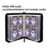400pcs/900pcs Naruto Card Album Book Folder 4/9 Card Slots Collections Zipper Double Pocket Zipper Card Binder Holder