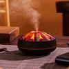 Charcoal Flame Humidifier, Aromatherapy Essential Oil Diffuser, 300Ml Mist Ultrasonic Humidifier For Bedroom,Office Night Light