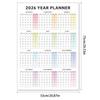 Large 2026 Calendar Planner 2026 Wall Calendar 12-Month Large Planner Hangable Monthly Calendar for School Dormitory Bedroom