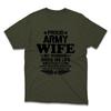 Proud Army Wife Tshirt Spouse Appreciation T Shirt Mothers Day Fathers Day Tee