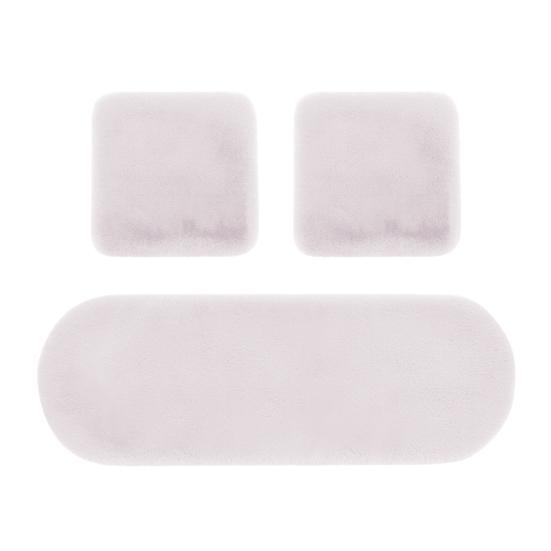 Thickened Plush Car Seat Cushion Set Anti-Slip Design Moisture-Wicking Easy Installation Soft Fluffy Front Back Seat Covers