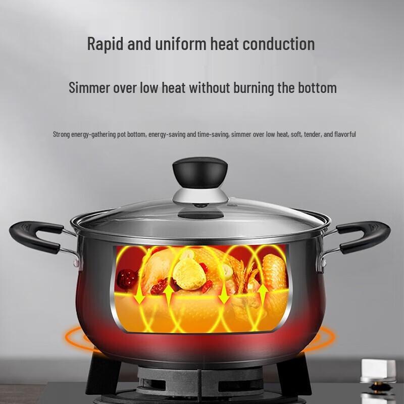 Supor Thickened 304 SS Soup & Stew Pot