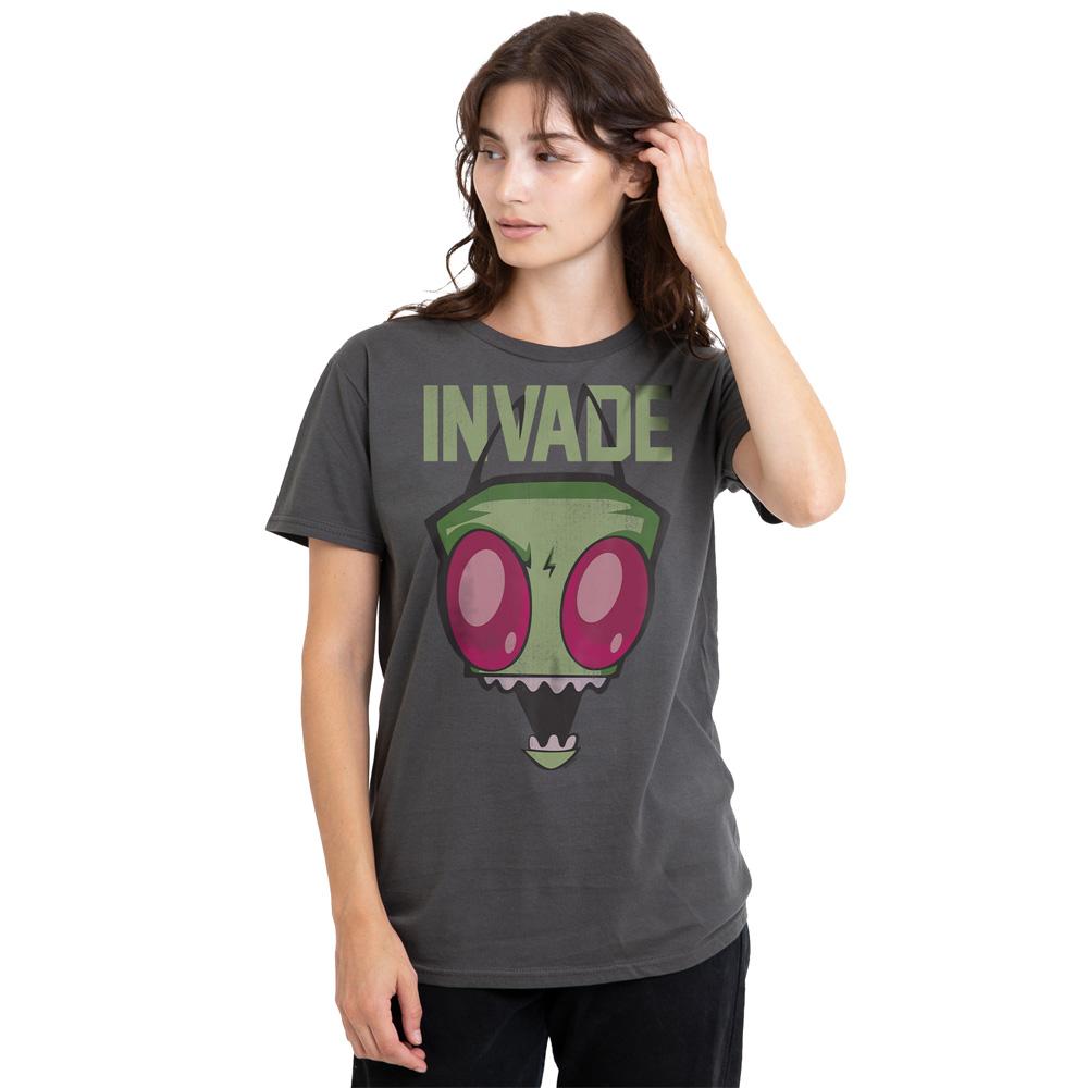 Invader Zim Unisex Adult Invade T-Shirt