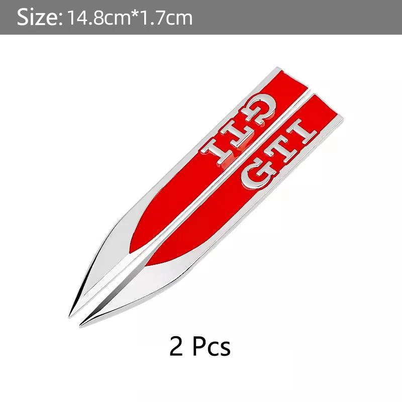 2026 New For VW VOLKSWAGEN Metal Sticker GTI Fender Side Emblem for VW Golf 2 3 4 5 6 7  GTI MK2 MK3 MK4 MK5 MK6 MK7 MK8 Fender