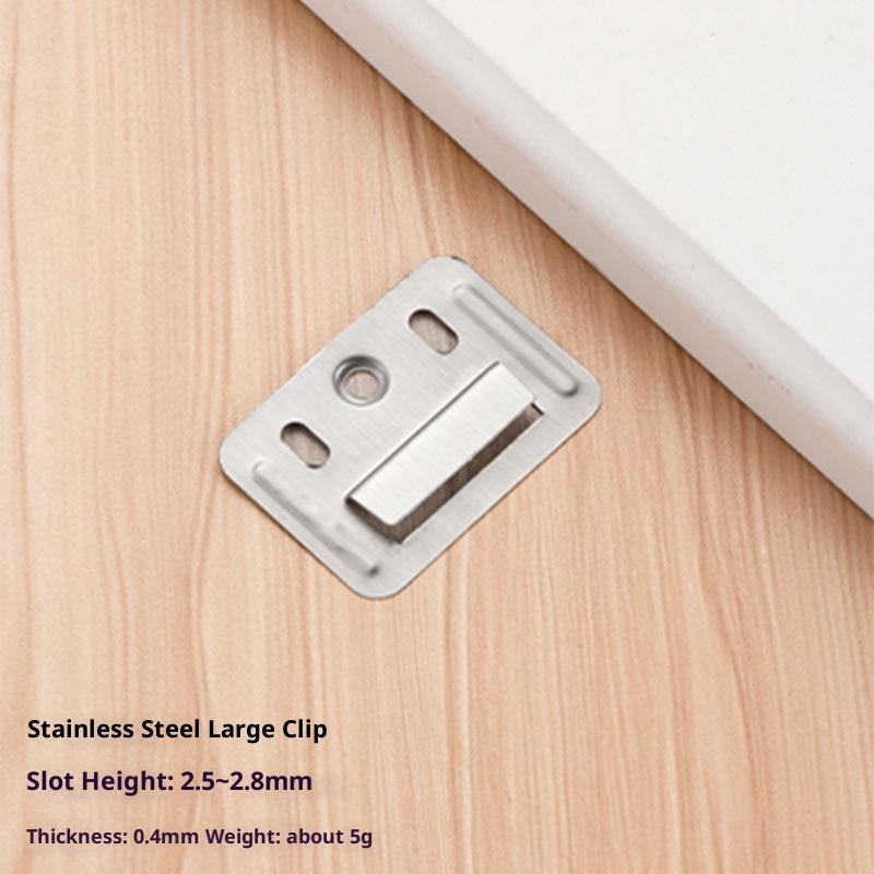 200pcs Wall Panel Clips Metal Clip Fluted Wall Panel For Wpc Wall And Ceiling Fluted Cladding Clip 50pcs 35X50MM