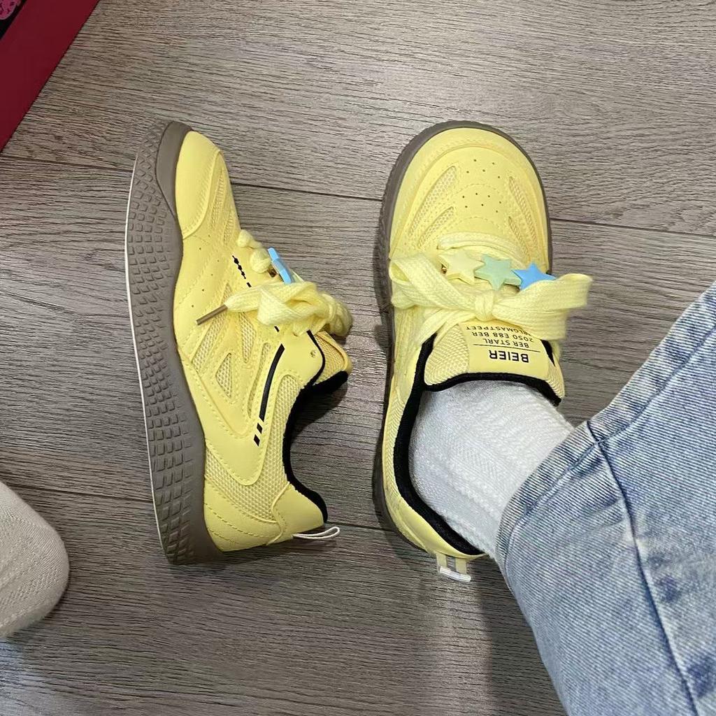 Super fire thick-soled summer new height-increasing small lightweight mesh casual sports shoes