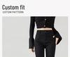 Women's Elastic High Waist Micro Flare Pants - Slimming Black Jeans for Spring & Autumn 2025