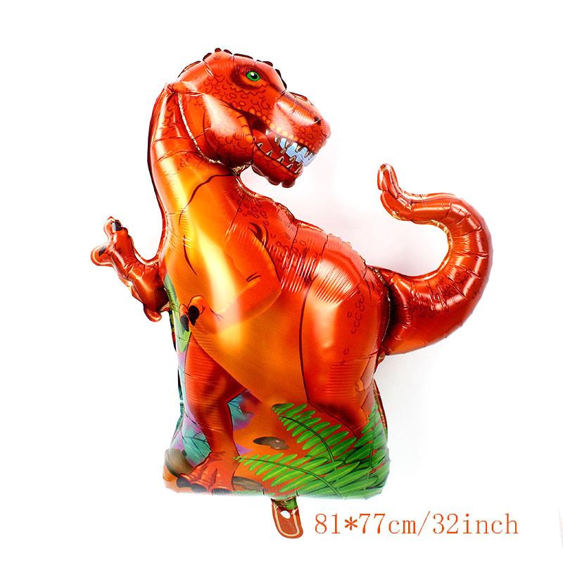 Aluminum Foil Walking Dinosaur Balloon Jungle Children'S Animal Birthday Party Decorated Jurassic Dinosaur Toy