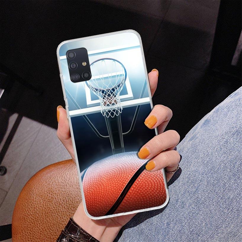 Basketball Basket Play Phone Case For Samsung Galaxy A52 A32 A22 A12 A51 A31 A50S A30S A20S A10S Note 20 Ultra 10 Plus S10 A72 A