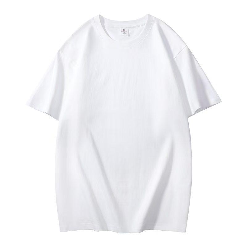 European Style Loose Heavyweight Pure Cotton T-Shirt 2025 Fashion Trend