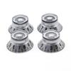 4Pcs Electric Guitar Bass Top Hat Speed Control Volume Knobs Multiple Colors