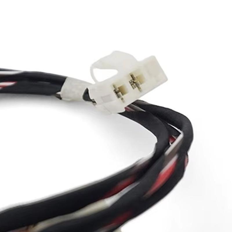 Vehicle Power Port Wiring Harness 1J0919307, Plastic Housings and Wrapped Wire for 3 Plug Outlet Replacement