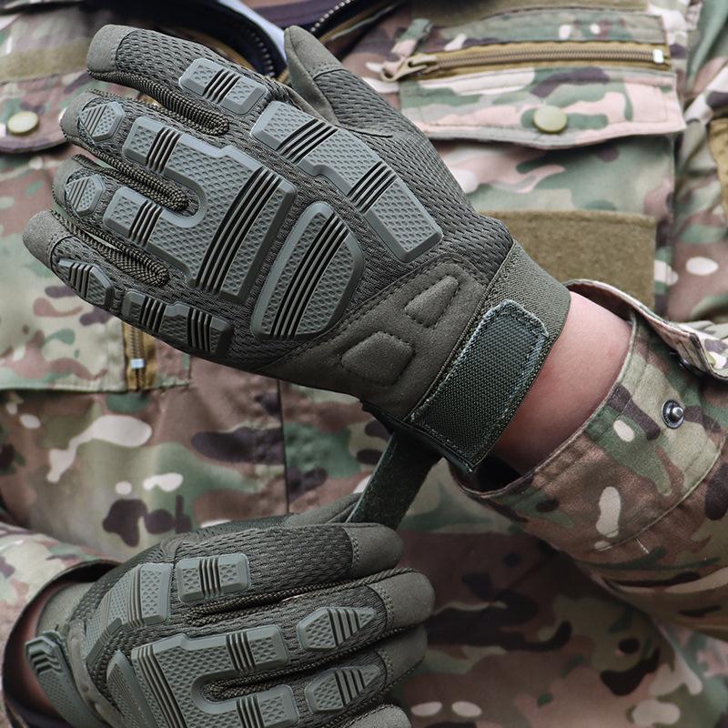 Men Cycling Full Finger Gloves Outdoor Airsoft Combat Sports Hiking Camping Bicycle Hunting Bike Anti-skid Gear Women