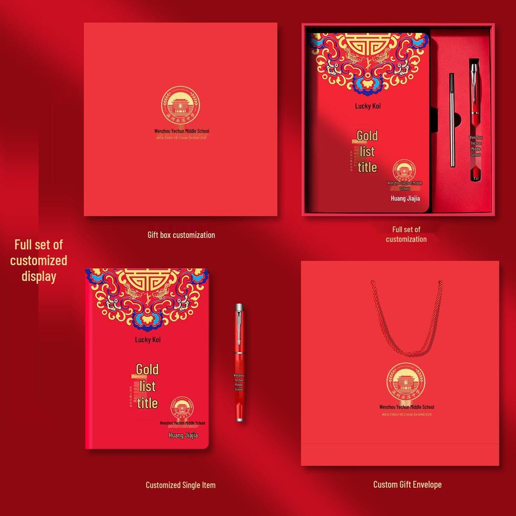 High-End Graduation Gift: A5 Business Notebook Set with Logo