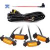 AUXLIGHT Car Accessories, 4PCS LED Front Grille Raptor Lights With Fuse & Wiring Harness, Compatible With 2016 2017 2018  Toyotaa Tacoma TRD Pro