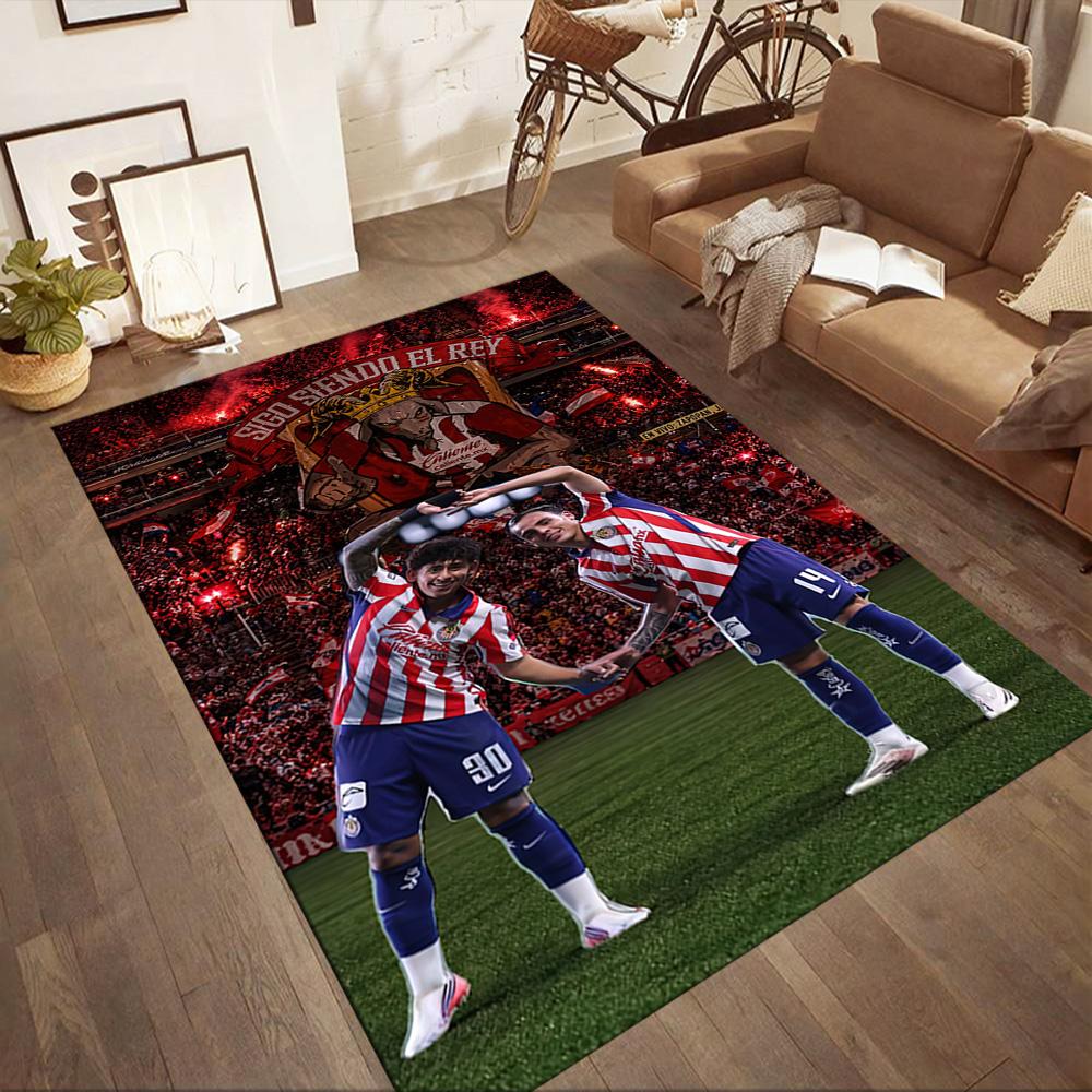 Atletico Madrid Area Rug Perfect For Study Room Balcony Foyer Dormitory Antislip Rug Office Home Decor Perfect Gift For Womenmen