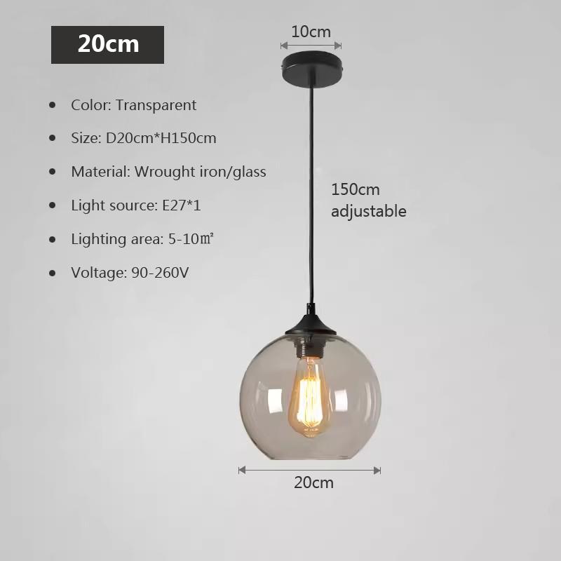 

Светодиодные стеклянные подвесные светильники Nordic для ресторана, бара, магазина, современные подвесные светильники для помещений, декоративное освещение, красочная подвесная лампа warm light