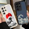 Japanese Wave Kanagawa Surfing Soft Phone Case for Samsung Galaxy S26 Ultra S25 Edge S24 S23 S22 Plus S21 S20 FE 5G Shell Silico