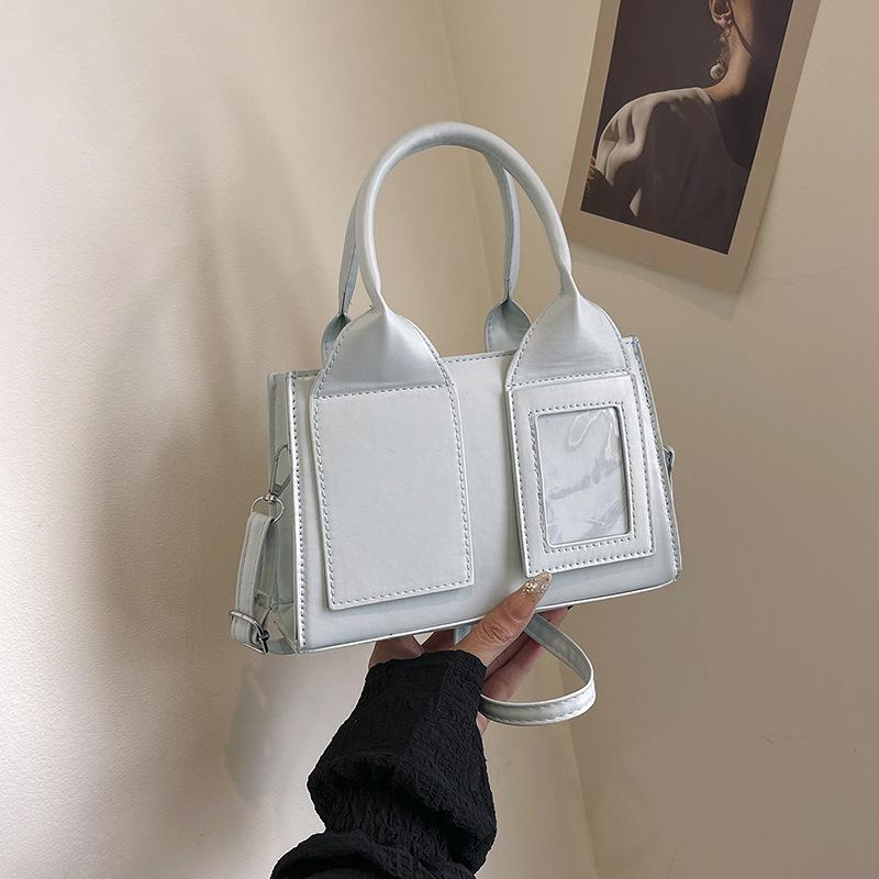 Korean version of fashion high-end small handbag women's bag 2025 new simple small square bag versatile shoulder messenger bag