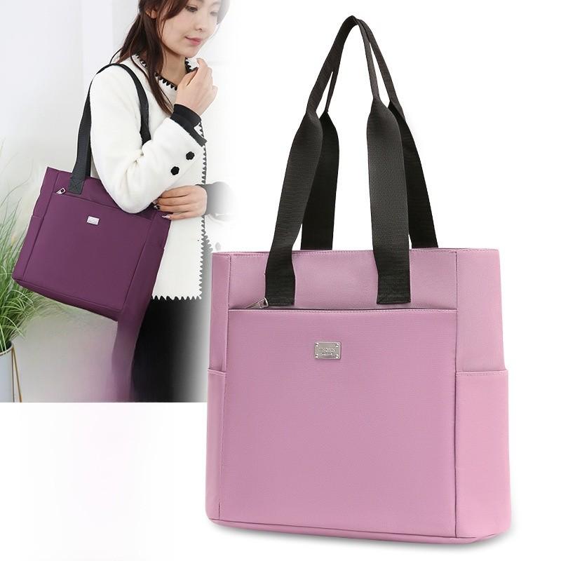 Oxford Cloth Large Capacity Tote Bag For Women With Multiple Pockets For Casual Travel