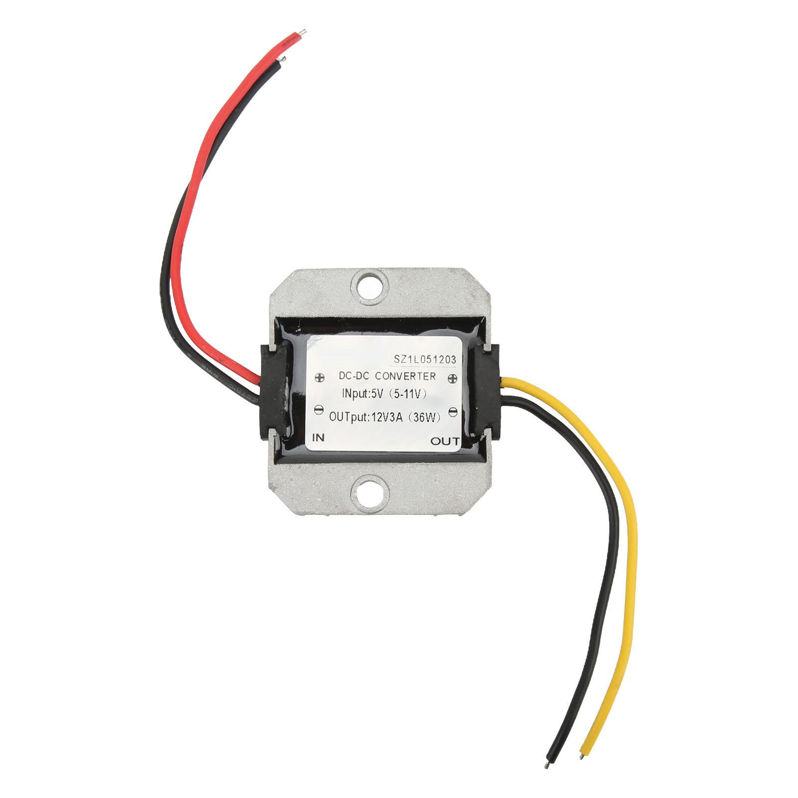 

Модуль підсилення постійного струму Водонепроникний алюмінієвий литий під тиском Модуль підвищувального перетворювача з високим коефіцієнтом перетворення 5 до 12 В