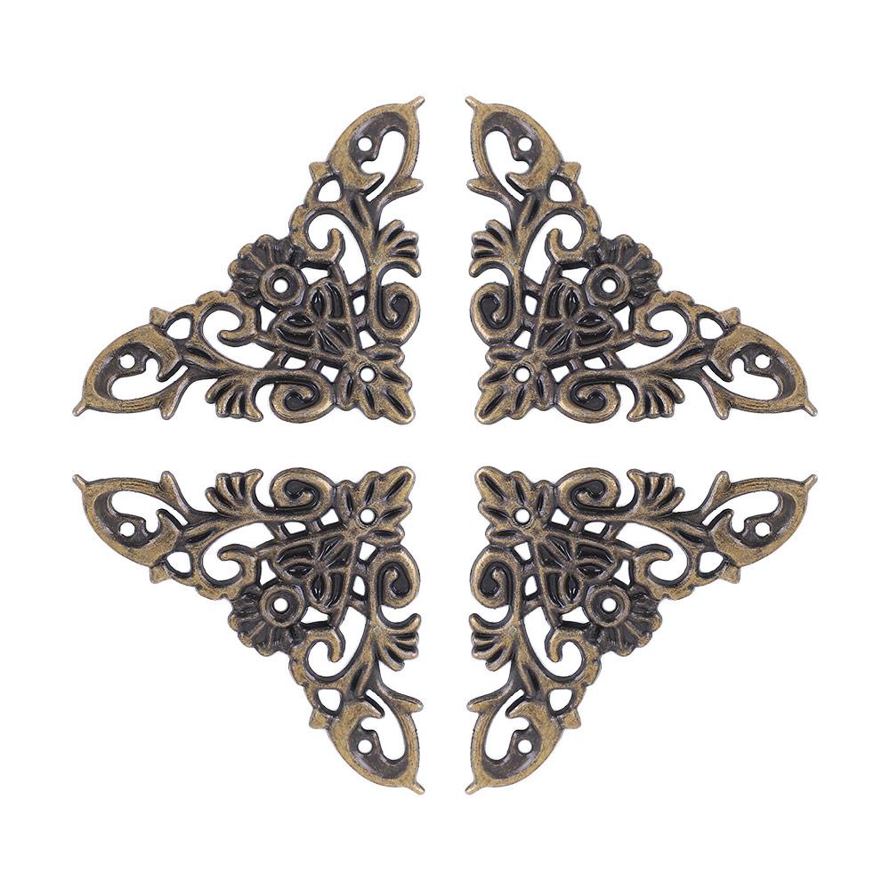 Decor Feet Leg Jewelry Box Decorative Protector Scrapbook Album Furniture Hardware Corner Brackets