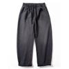 Straight-Leg Jeans for Men, American Style, Ash Black, Washed, Cotton, Trendy Brand, Loose Fit, Casual, Versatile Long Pants