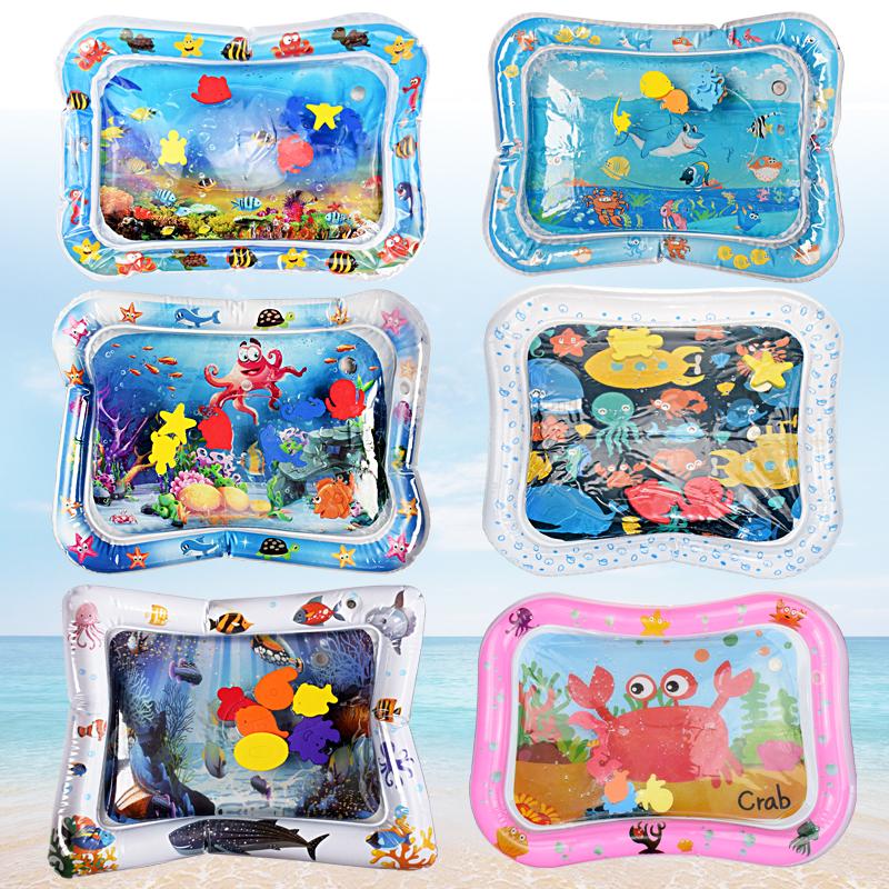 Creative Baby Water Mat Inflatable Patted Pad Cushion Infant Toddler Water Play Mat for Children Education Developing Baby Toys
