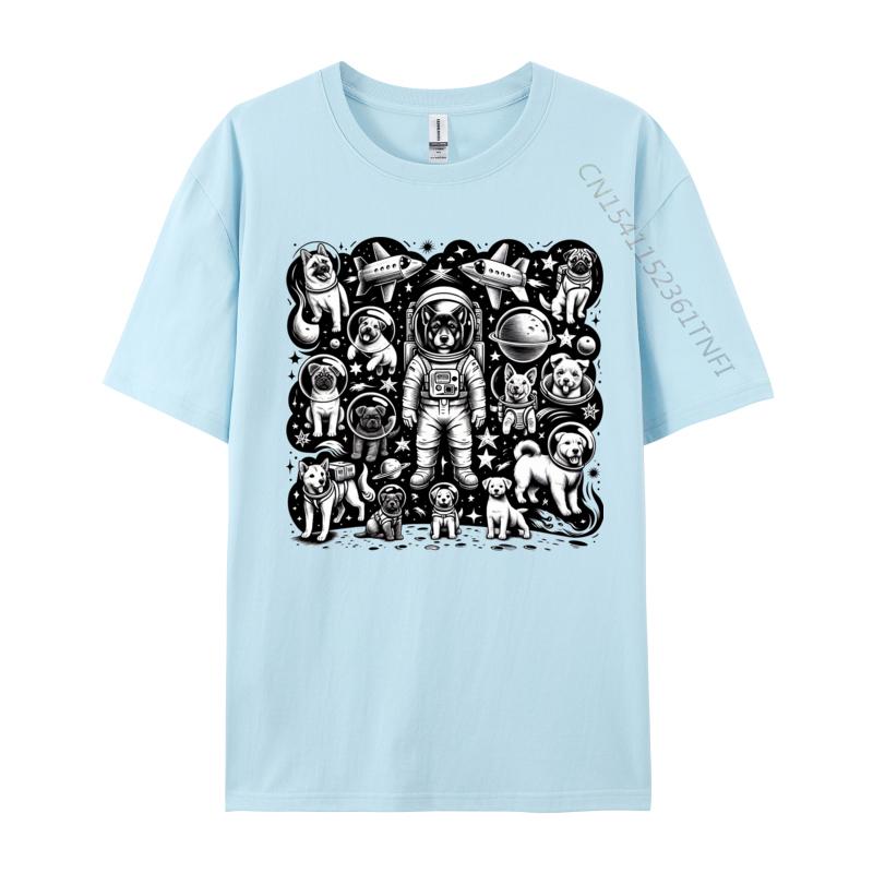 Galaxy Full Of Dogs And Spaceships Tshirts Latest Camisa T Shirts Student Tops Shirt Tshirts Novelty