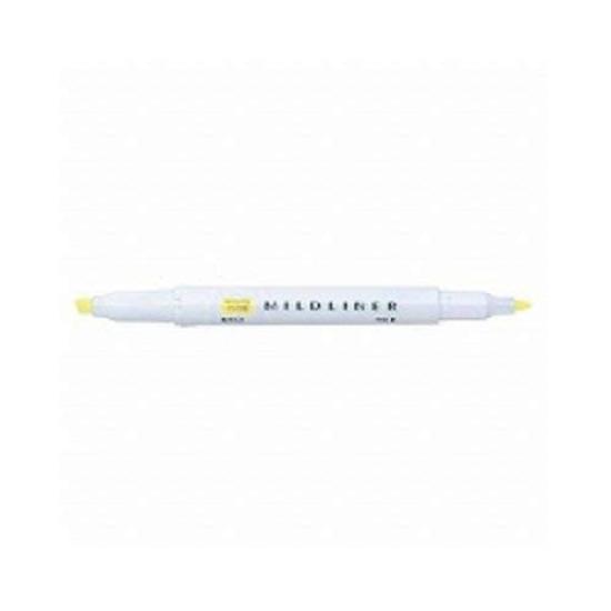 Zebra Mildliner Highlighter Pen Set - Yellow, 3 Pack, Made in Japan
