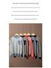 2025 Women’s Korean Style Striped Half High Neck Knitted Pullover Sweater