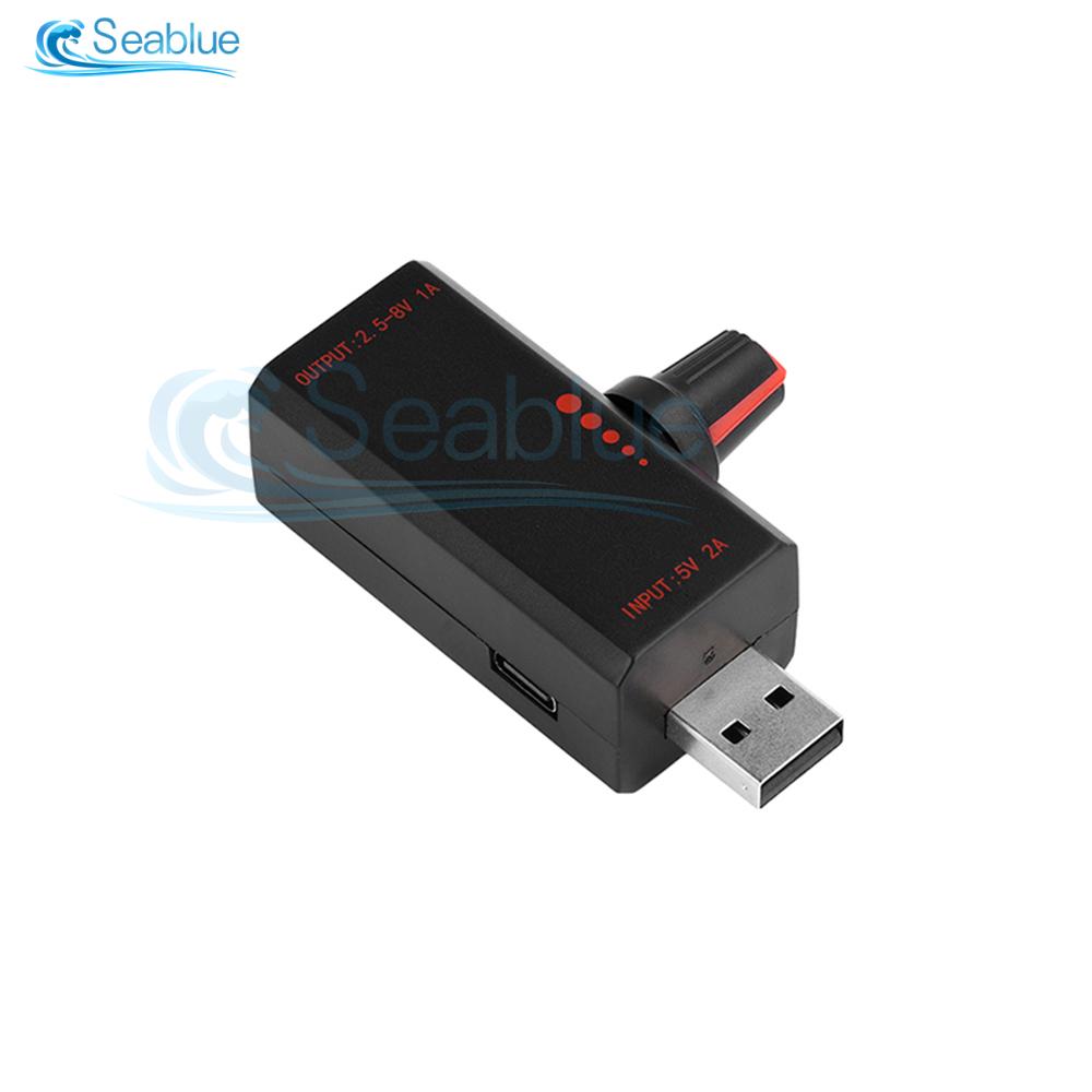 5W DC 5V 2A High Power Stepless Speed Controller Adjustable Control Fan Cooler Type-C USB Fan Speed Radiator Accessories