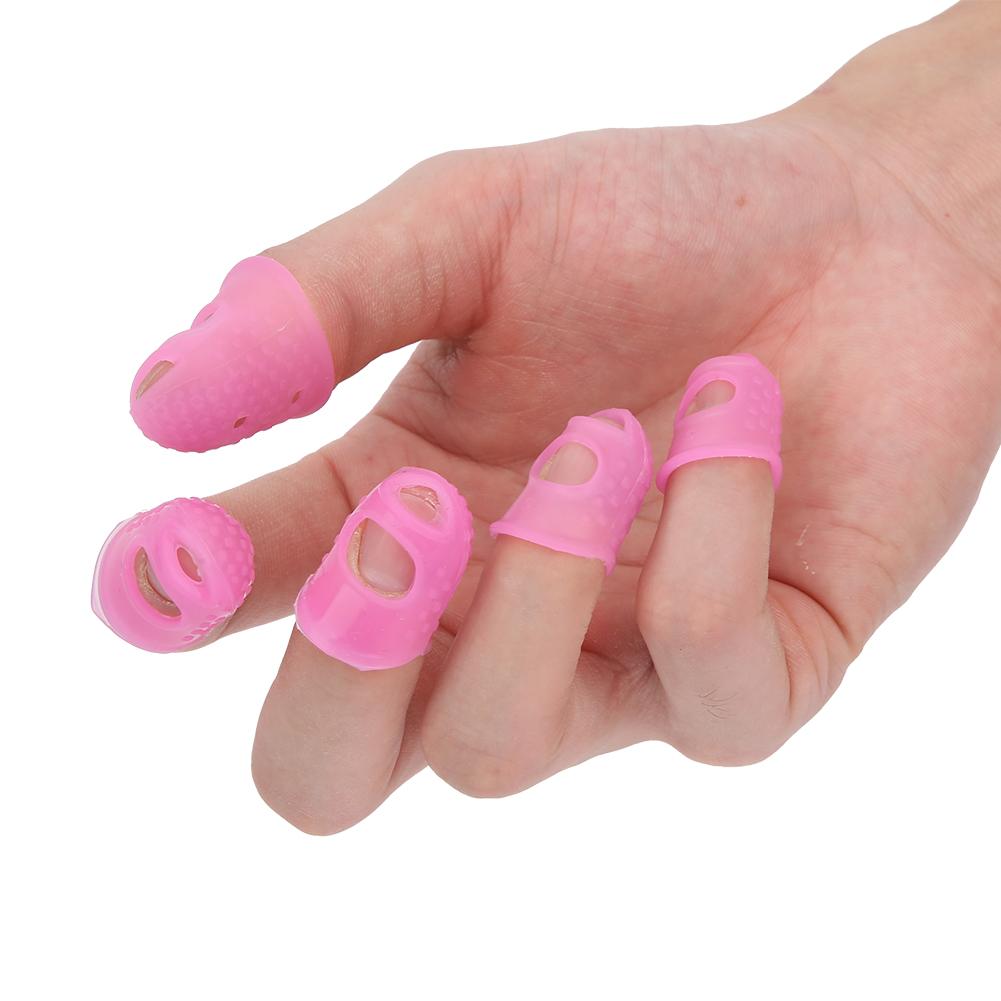 12Pcs Guitar Finger   Cover Silicone Fingertip Guards  or String Instrument Accessory