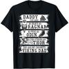 Retro Norse Mythology & Viking Saying - Best Viking Daddy Cotton Men T Shirt