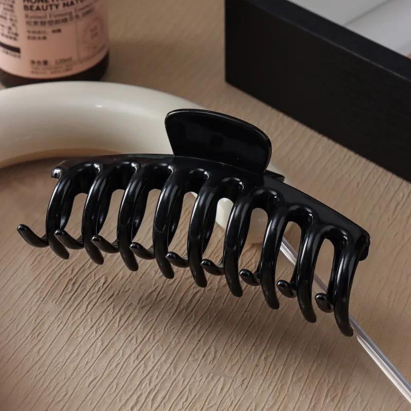 New Silicone Material Hair Claw Clip Crab Barrette Girls Ponytail Hair Claws Bath Clip Fashion Hair Accessories Headwear