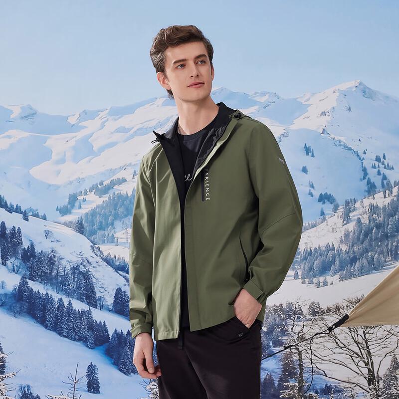 Jeep Men's 2025 Autumn Hooded Casual Jacket