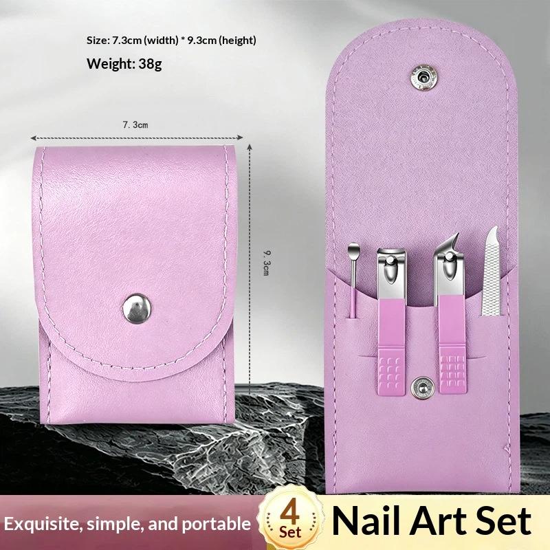 4/16Pcs Manicure Pedicure Kit Professional Nail Clippers Cuticle Nippers Set With Travel Case